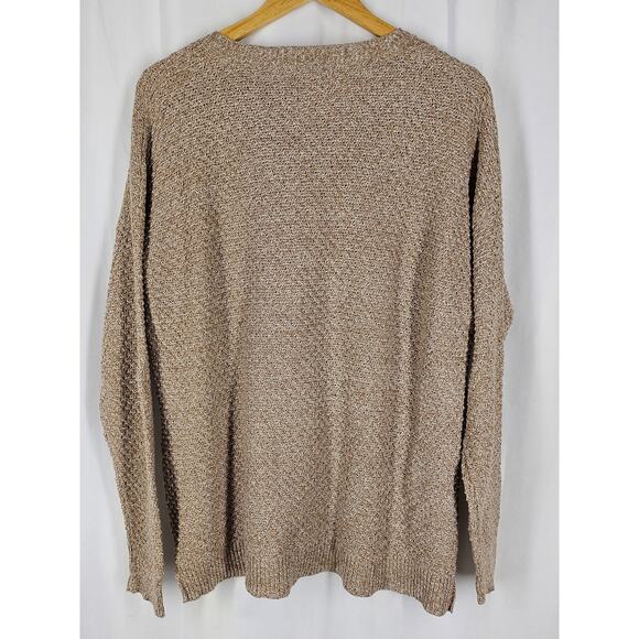 MADEWELL Women's Brown Knit Pullover Sweater Size Large - Cozy and Stylish - Picture 2 of 10